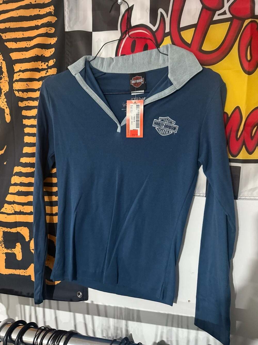Harley-Davidson McCoy's Green Bay, WI Long Sleeve Open Placket Polo